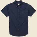 Marten Shirt - Navy Polkadot - Bridge & Burn - STAG Provisions - Tops - S/S Woven - Dot