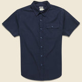 Marten Shirt - Navy Polkadot - Bridge & Burn - STAG Provisions - Tops - S/S Woven - Dot