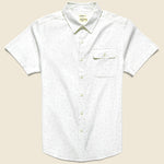 Marten Shirt - White Dash Print - Bridge & Burn - STAG Provisions - Tops - S/S Woven - Other Pattern