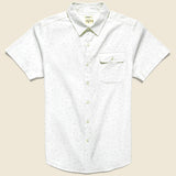 Marten Shirt - White Dash Print - Bridge & Burn - STAG Provisions - Tops - S/S Woven - Other Pattern