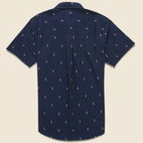 Harbor Shirt - Navy Diamonds - Bridge & Burn - STAG Provisions - Tops - S/S Woven - Other Pattern