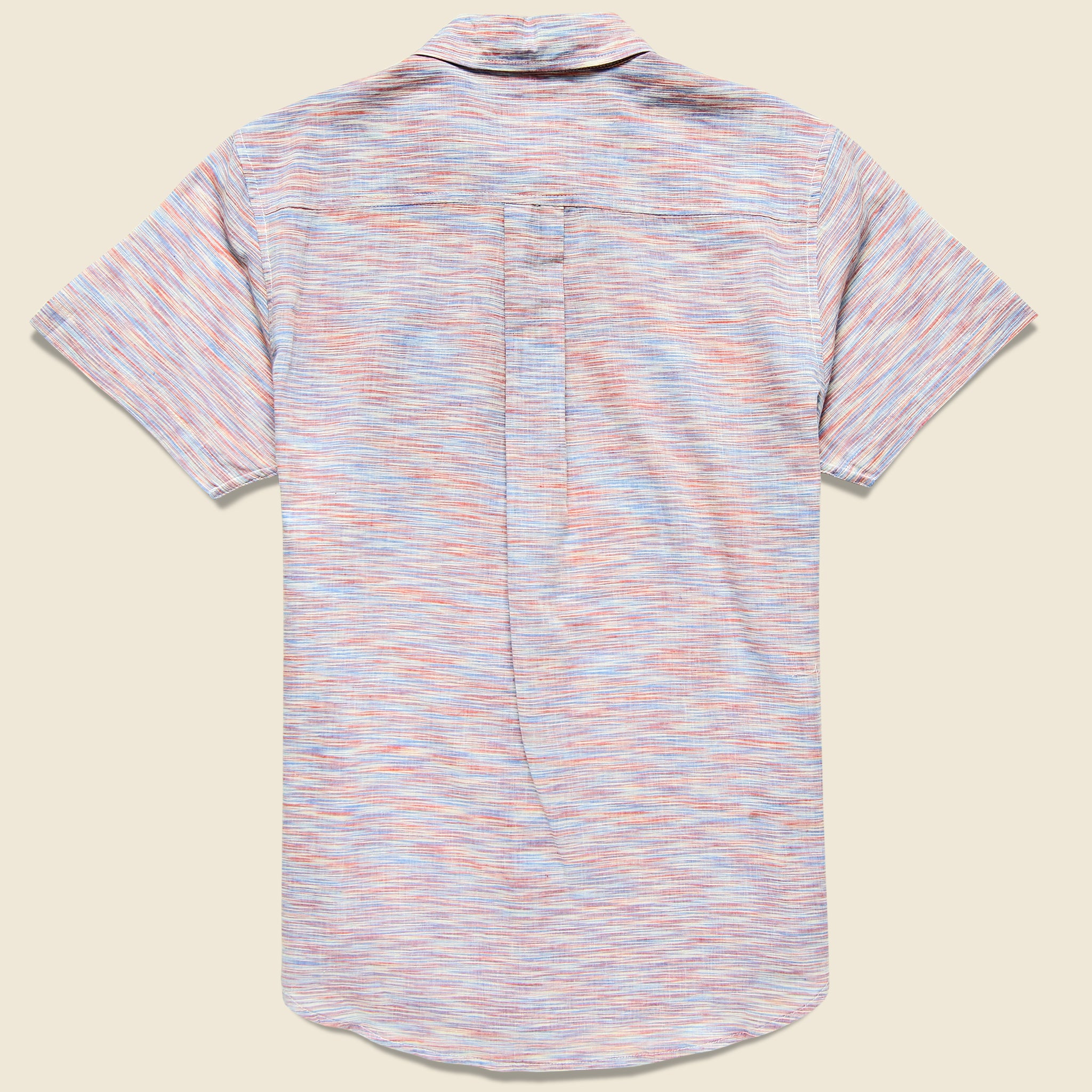 Marten Shirt - Red Spacedye - Bridge & Burn - STAG Provisions - Tops - S/S Woven - Other Pattern