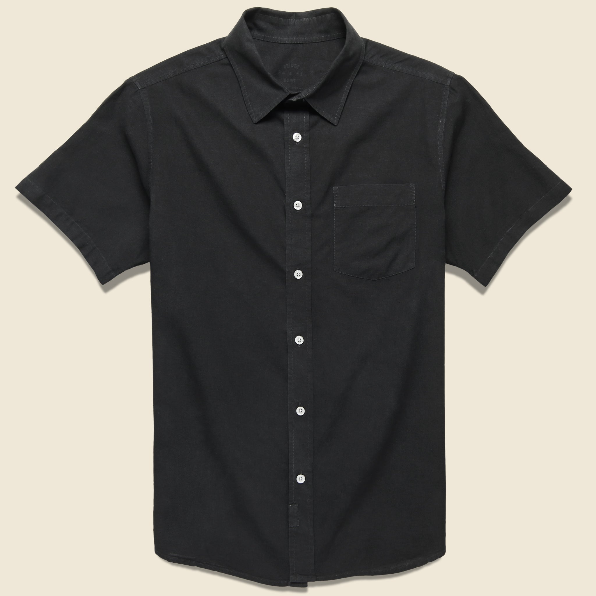 Chambray Shirt - Black - Bridge & Burn - STAG Provisions - Tops - S/S Woven - Solid