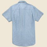 Marten Slub Chambray Shirt - Medium Indigo - Bridge & Burn - STAG Provisions - Tops - S/S Woven - Fleck