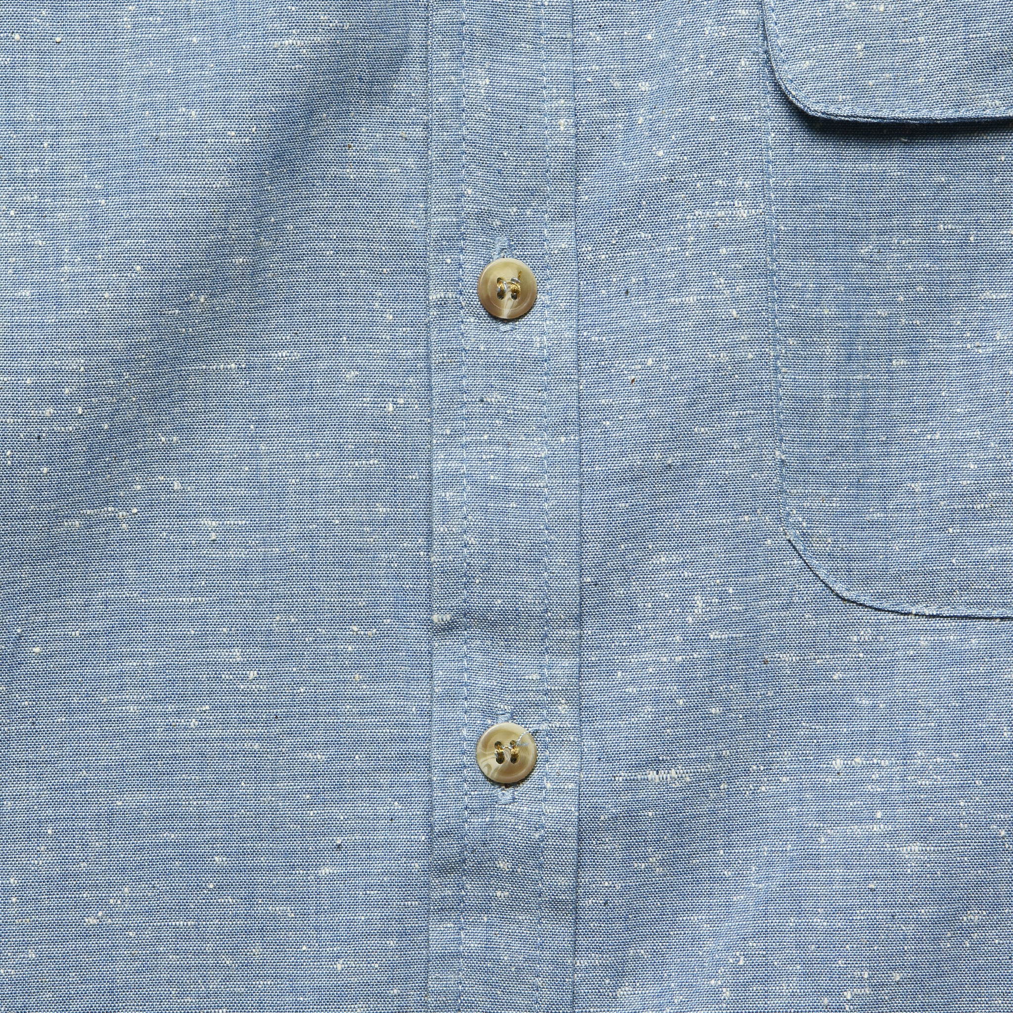 Marten Slub Chambray Shirt - Medium Indigo - Bridge & Burn - STAG Provisions - Tops - S/S Woven - Fleck