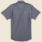 Harbor Chambray Stripe Shirt - Grey/Blue - Bridge & Burn - STAG Provisions - Tops - S/S Woven - Stripe