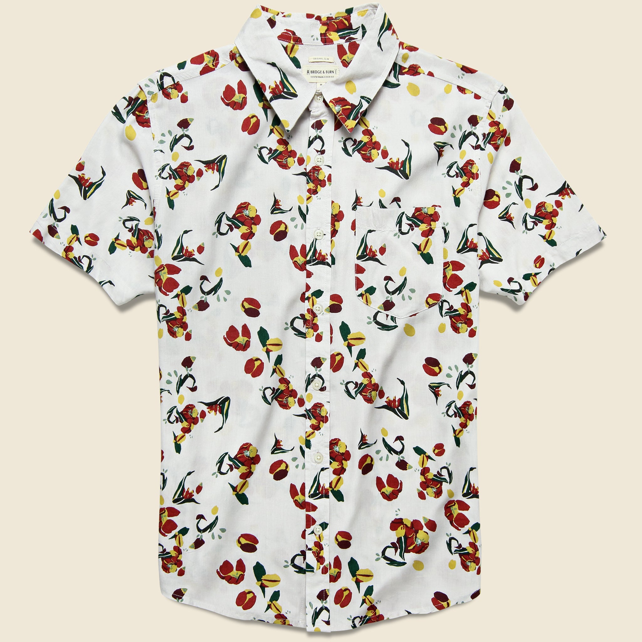Harbor Shirt - Tulip Print - Bridge & Burn - STAG Provisions - Tops - S/S Woven - Floral