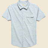 Marten Shirt - Light Grey Grid - Bridge & Burn - STAG Provisions - Tops - S/S Woven - Plaid