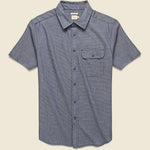 Marten Shirt - Navy Microdot - Bridge & Burn - STAG Provisions - Tops - S/S Woven - Solid