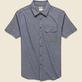 Marten Shirt - Navy Microdot - Bridge & Burn - STAG Provisions - Tops - S/S Woven - Solid