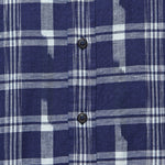 Malcom Shirt - Indigo Ikat Plaid - Bridge & Burn - STAG Provisions - Tops - S/S Woven - Plaid