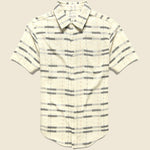 Harbor Shirt - Ivory Stripe - Bridge & Burn - STAG Provisions - Tops - S/S Woven - Stripe