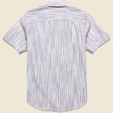 Gary Shirt - Light Blue Space Dye - Bridge & Burn - STAG Provisions - Tops - S/S Woven - Other Pattern