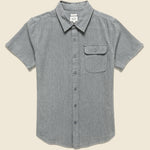 Marten Shirt - Grey Chevron - Bridge & Burn - STAG Provisions - Tops - S/S Woven - Solid