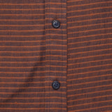 Malcolm Shirt - Red Subtle Stripe - Bridge & Burn - STAG Provisions - Tops - S/S Woven - Stripe