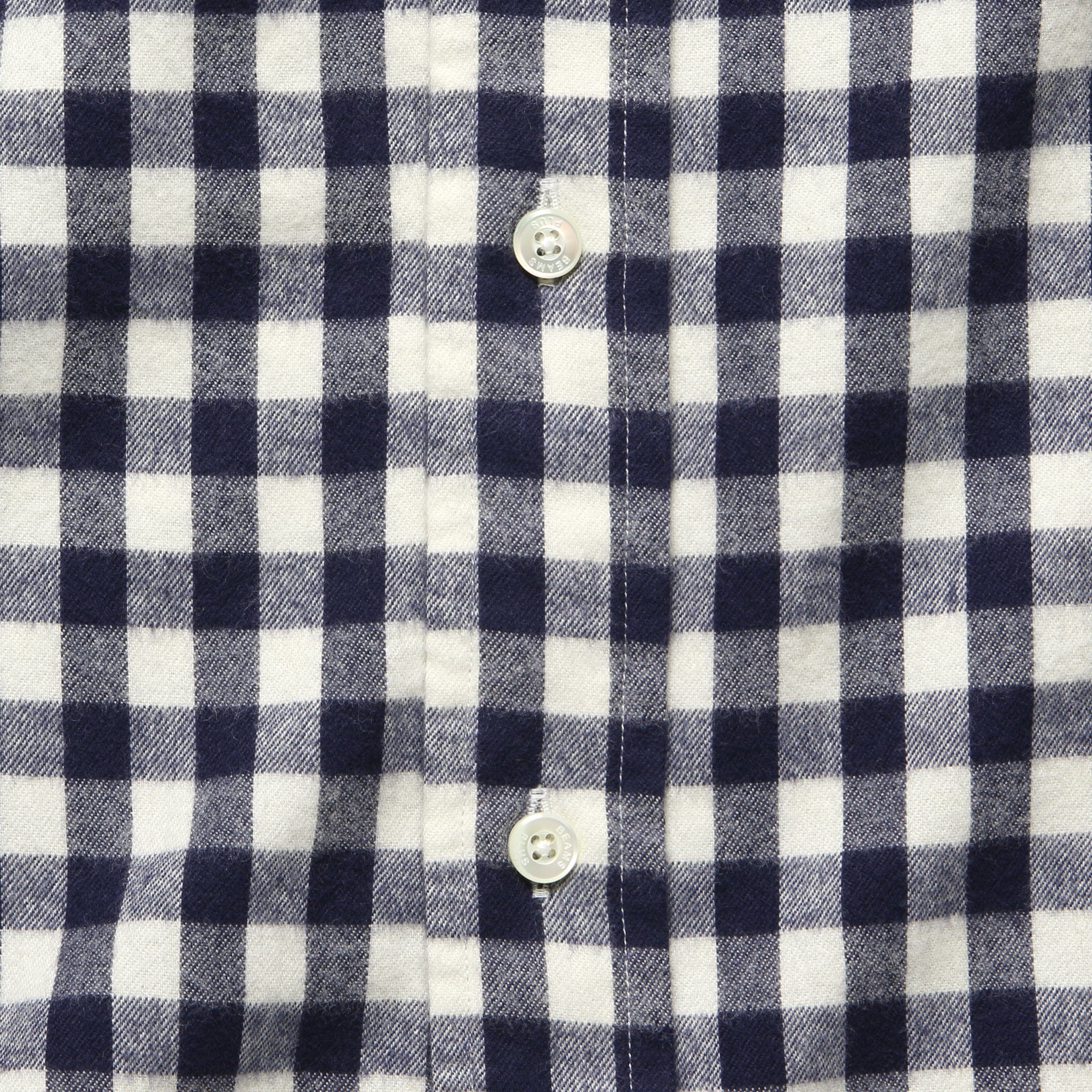 Shaggy Check Shirt - Navy Gingham - BEAMS+ - STAG Provisions - Tops - L/S Woven - Plaid
