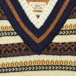 Cricket Sweater Vest - Cream Fair Isle - BEAMS+ - STAG Provisions - Tops - Sweater