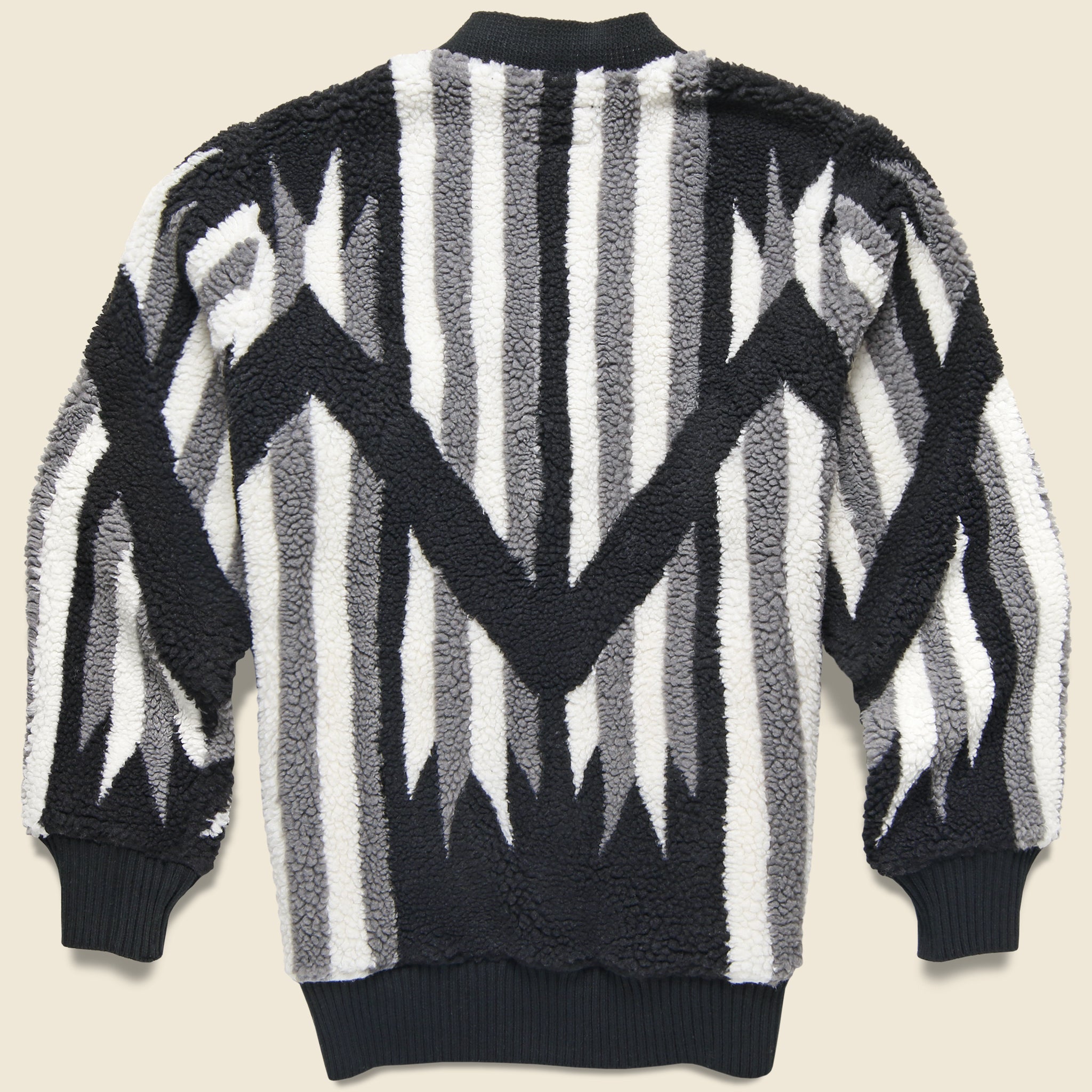 Rug Boa Cardigan - Black - BEAMS+ - STAG Provisions - Tops - Sweater