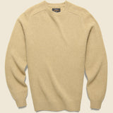 Merino Crew Sweater - Beige - BEAMS+ - STAG Provisions - Tops - Sweater