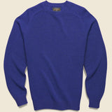 Merino Crew Sweater - Blue - BEAMS+ - STAG Provisions - Tops - Sweater