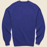 Merino Crew Sweater - Blue - BEAMS+ - STAG Provisions - Tops - Sweater
