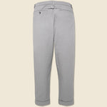 Ankle-Cut Seersucker Ivy Trousers - Grey Stripe - BEAMS + - STAG Provisions - Suiting - Suit Pant