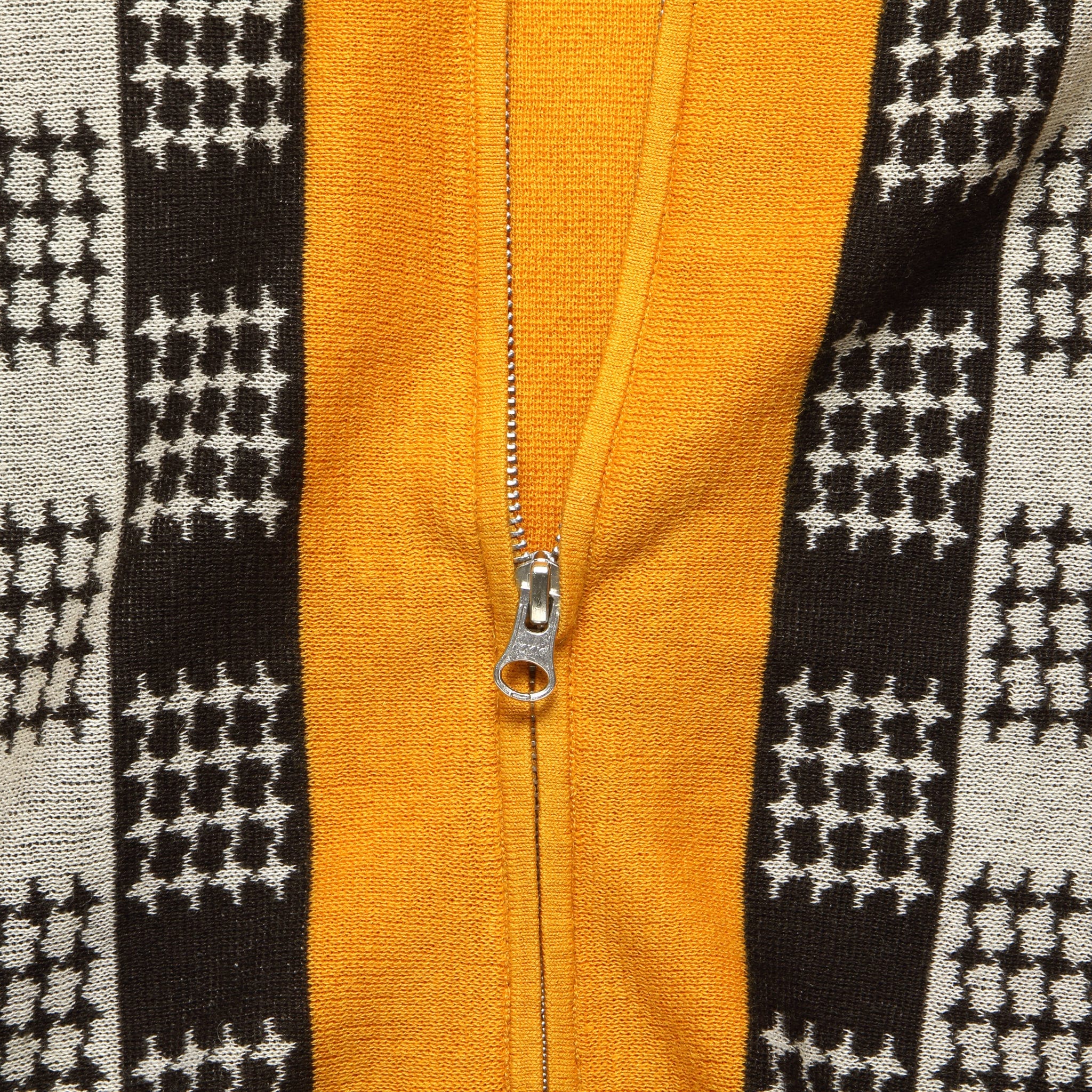 Zip Knit Polo - Orange/Black - BEAMS+ - STAG Provisions - Tops - S/S Knit
