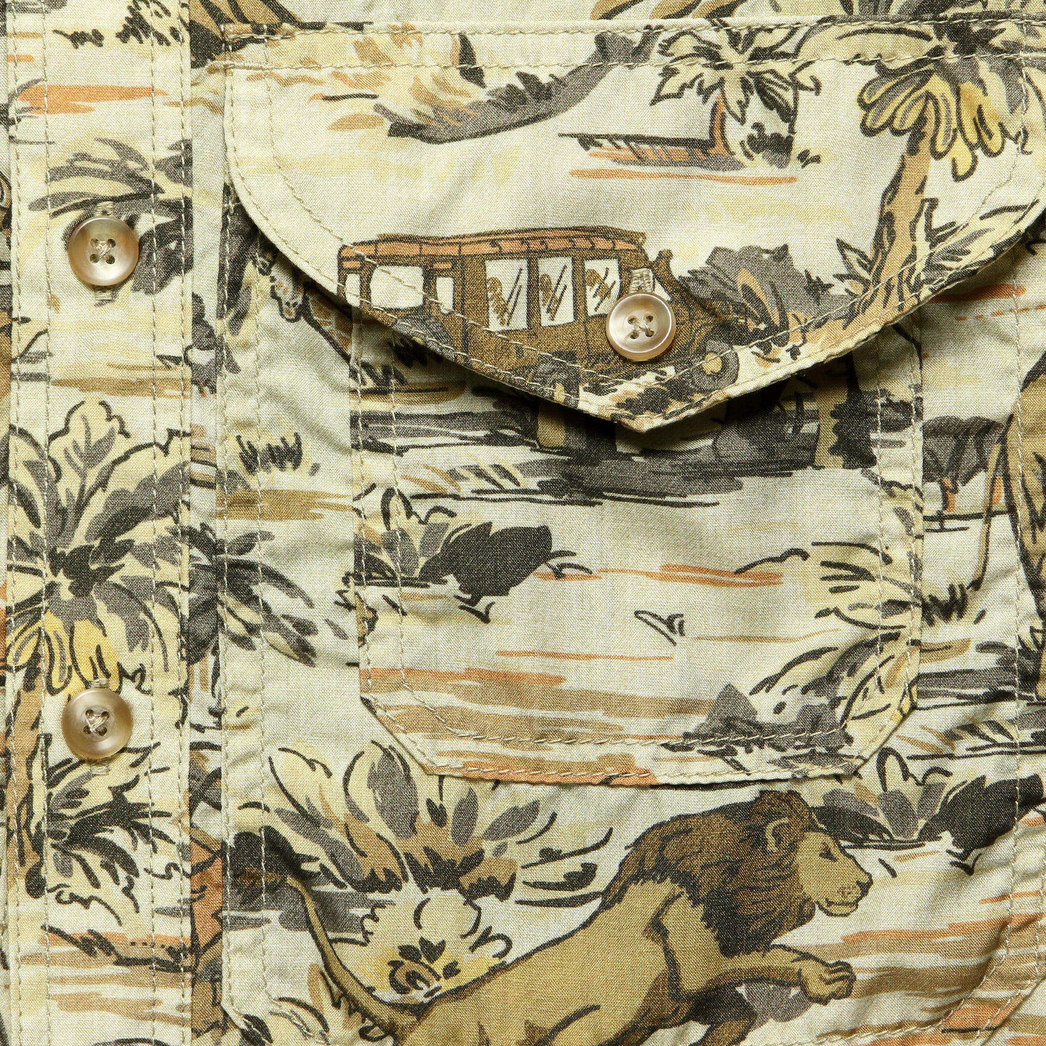 Adventure Shirt II - Safari - BEAMS+ - STAG Provisions - Tops - S/S Woven - Other Pattern