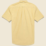 Short Sleeve Oxford Shirt - Yellow - BEAMS+ - STAG Provisions - Tops - S/S Woven - Solid