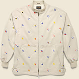 Embroidered Boat Jacket - Cement/Multi - BEAMS+ - STAG Provisions - Outerwear - Coat / Jacket