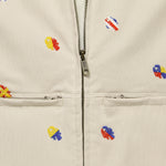 Embroidered Boat Jacket - Cement/Multi - BEAMS+ - STAG Provisions - Outerwear - Coat / Jacket