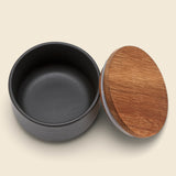 Extra Small Stoneware & Acacia Canister - Home - STAG Provisions - Home - Kitchen - Storage