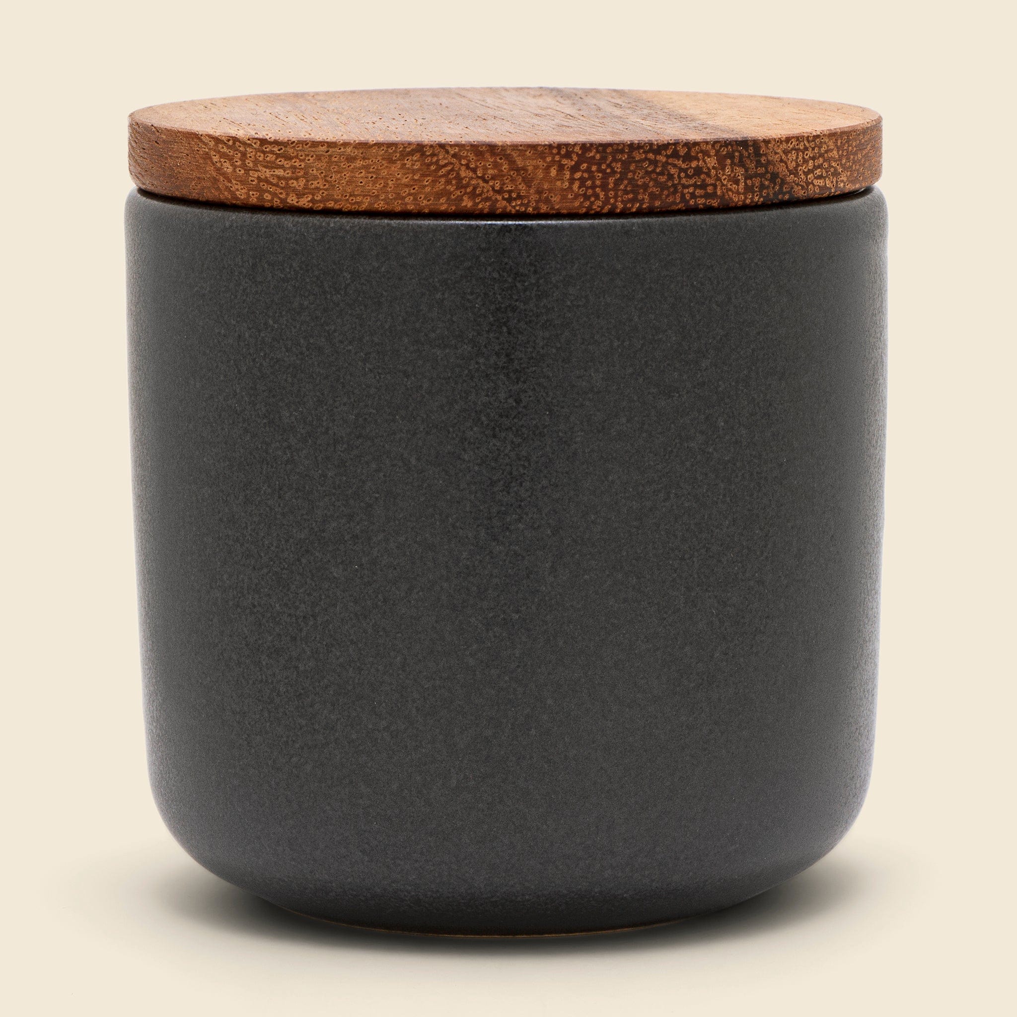 Small Stoneware & Acacia Canister - Home - STAG Provisions - Home - Kitchen - Storage