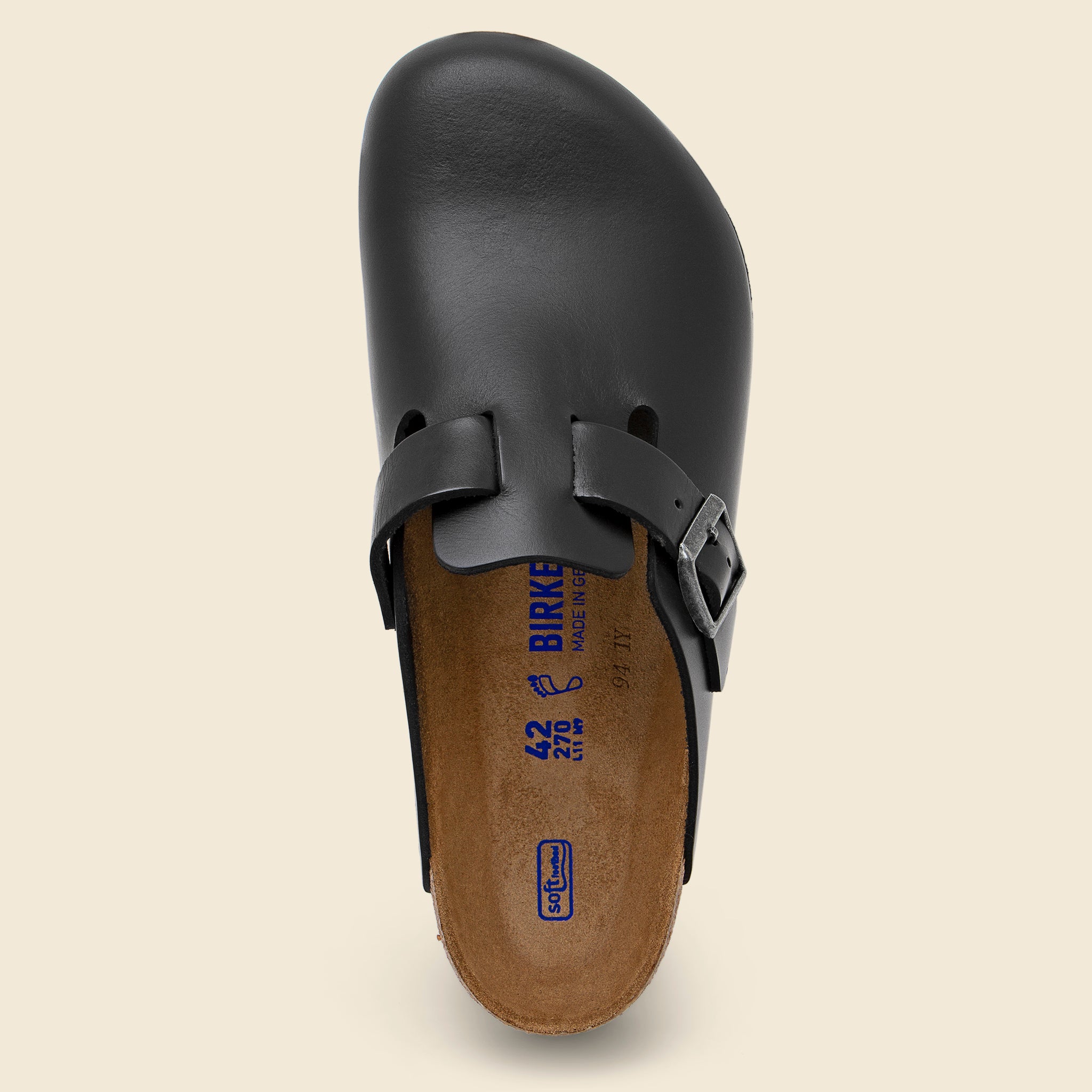 Boston Leather Clog - Amalfi Black - Birkenstock - STAG Provisions - Shoes - Sandals / Flops