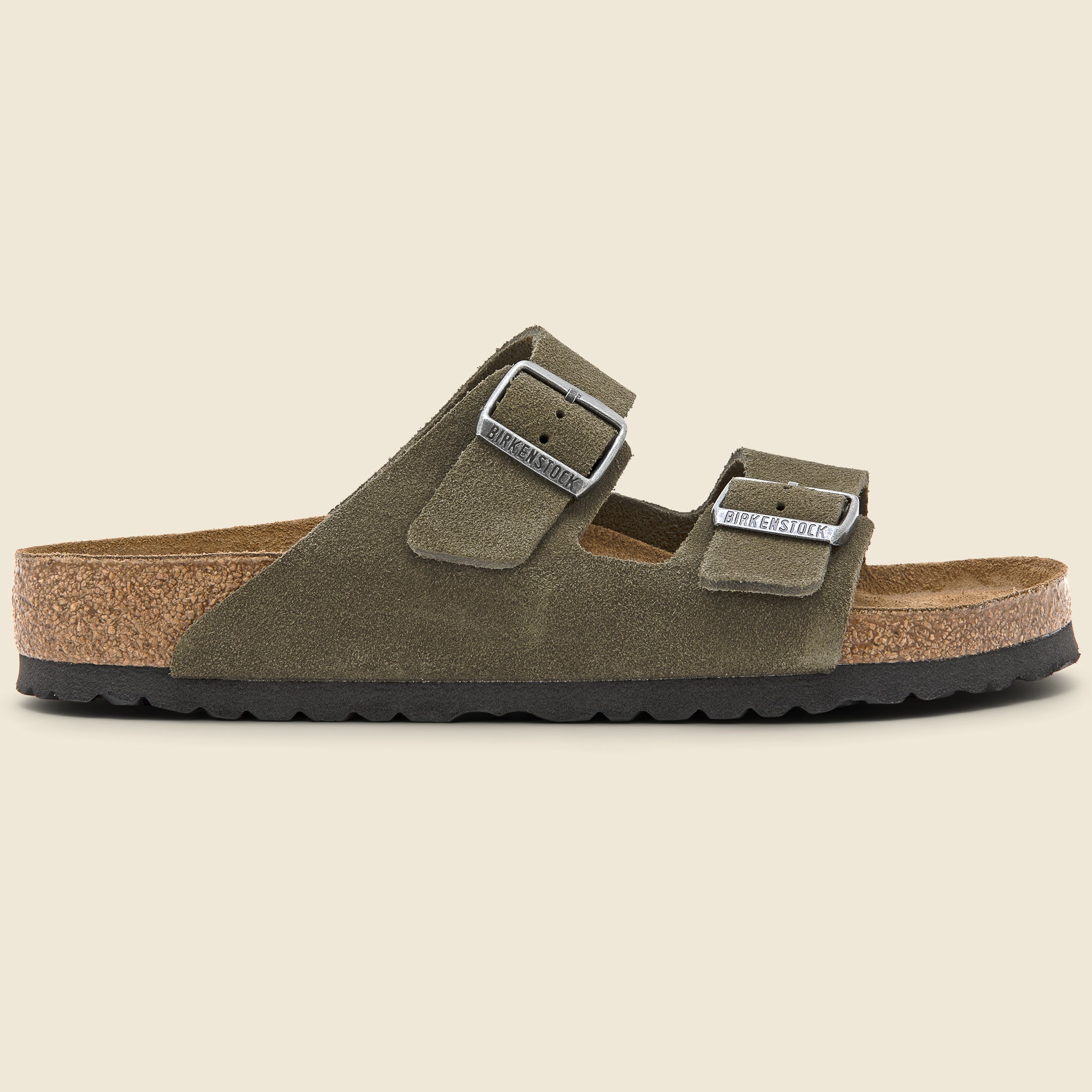 Arizona Suede Sandal - Thyme - Birkenstock - STAG Provisions - Shoes - Sandals / Flops