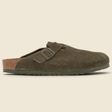 Boston Suede Clog - Thyme - Birkenstock - STAG Provisions - Shoes - Sandals / Flops