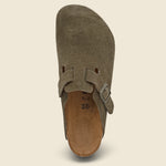 Boston Suede Clog - Thyme - Birkenstock - STAG Provisions - Shoes - Sandals / Flops