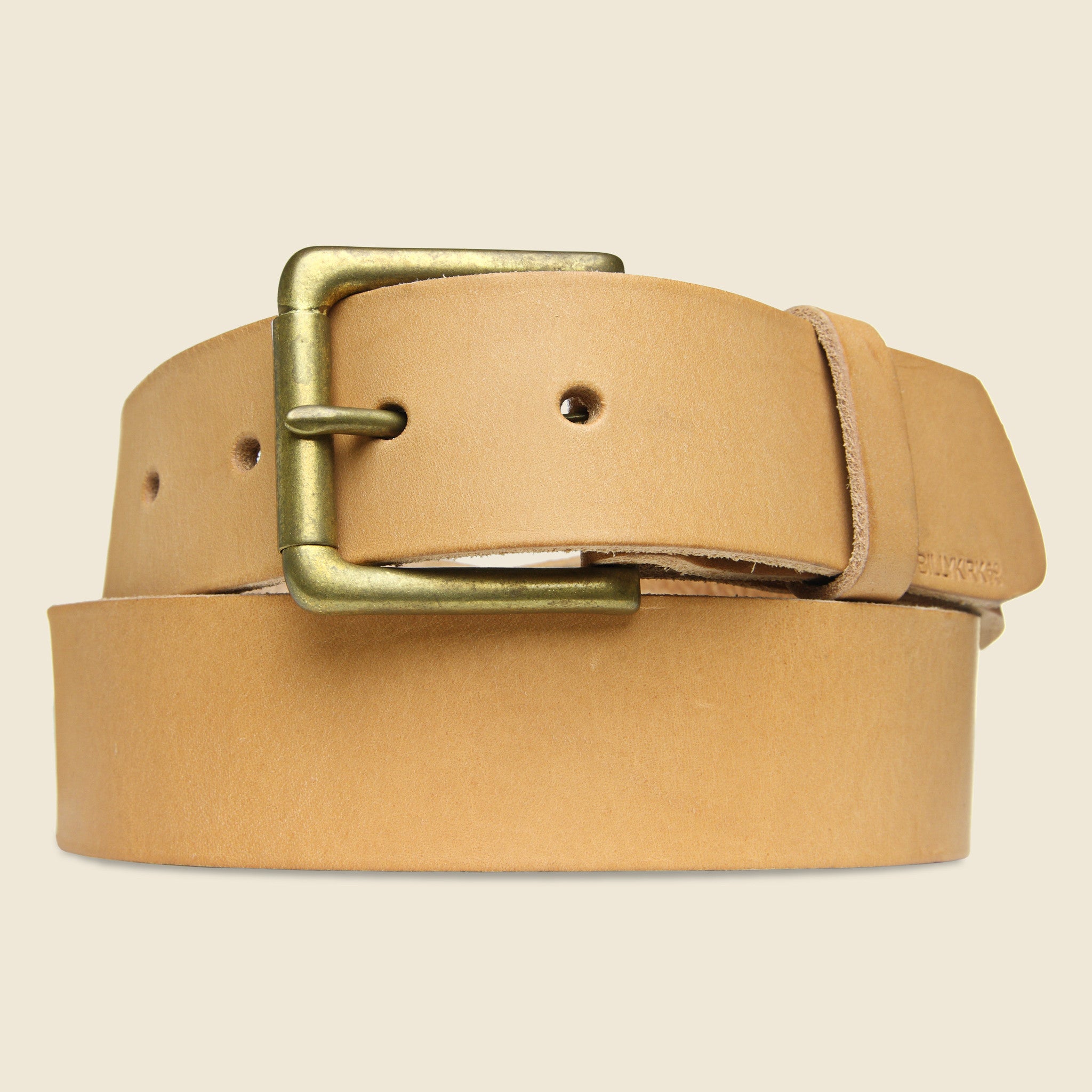 Roller Bar Belt - Natural - BILLYKIRK - STAG Provisions - Accessories - Belts