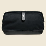Waxed Toiletry Bag - Black - BILLYKIRK - STAG Provisions - Accessories - Bags / Luggage