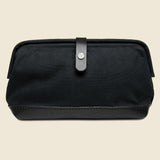 Waxed Toiletry Bag - Black - BILLYKIRK - STAG Provisions - Accessories - Bags / Luggage