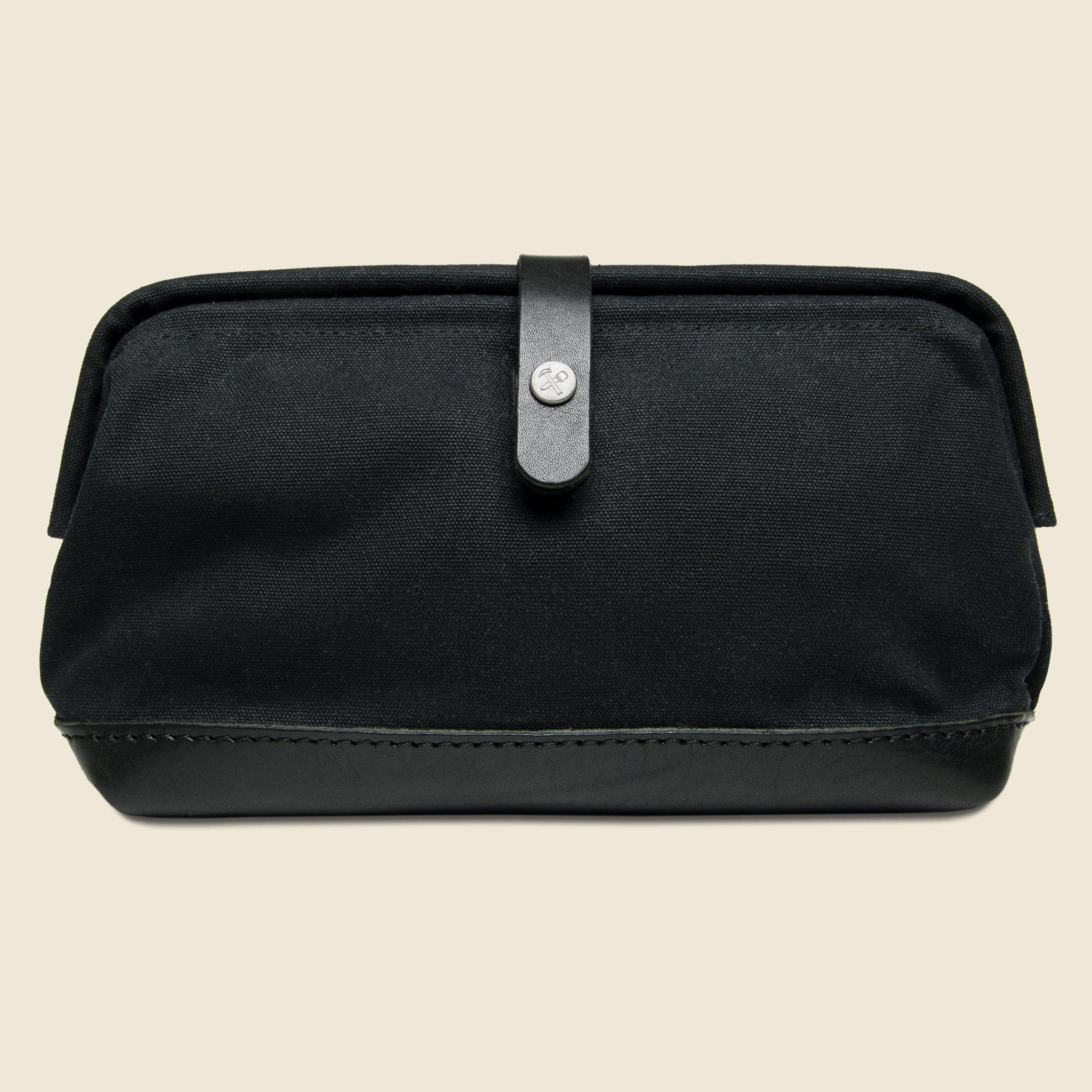 Waxed Toiletry Bag - Black - BILLYKIRK - STAG Provisions - Accessories - Bags / Luggage