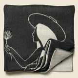 Yoko Reversible Alpaca Throw - Shoji/Black - Blacksaw - STAG Provisions - Gift - Blankets