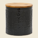 Small Black Stoneware Canister - Home - STAG Provisions - Home - Kitchen - Storage