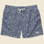 Doodle Swim Trunk - Blue/White - Bather Trunk Co. - STAG Provisions - Shorts - Swim