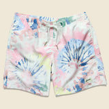 Acid Tie Dye Swim Trunk - Blue - Bather Trunk Co. - STAG Provisions - Shorts - Swim