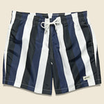 Striped Swim Trunk - Blue/Black - Bather Trunk Co. - STAG Provisions - Shorts - Swim