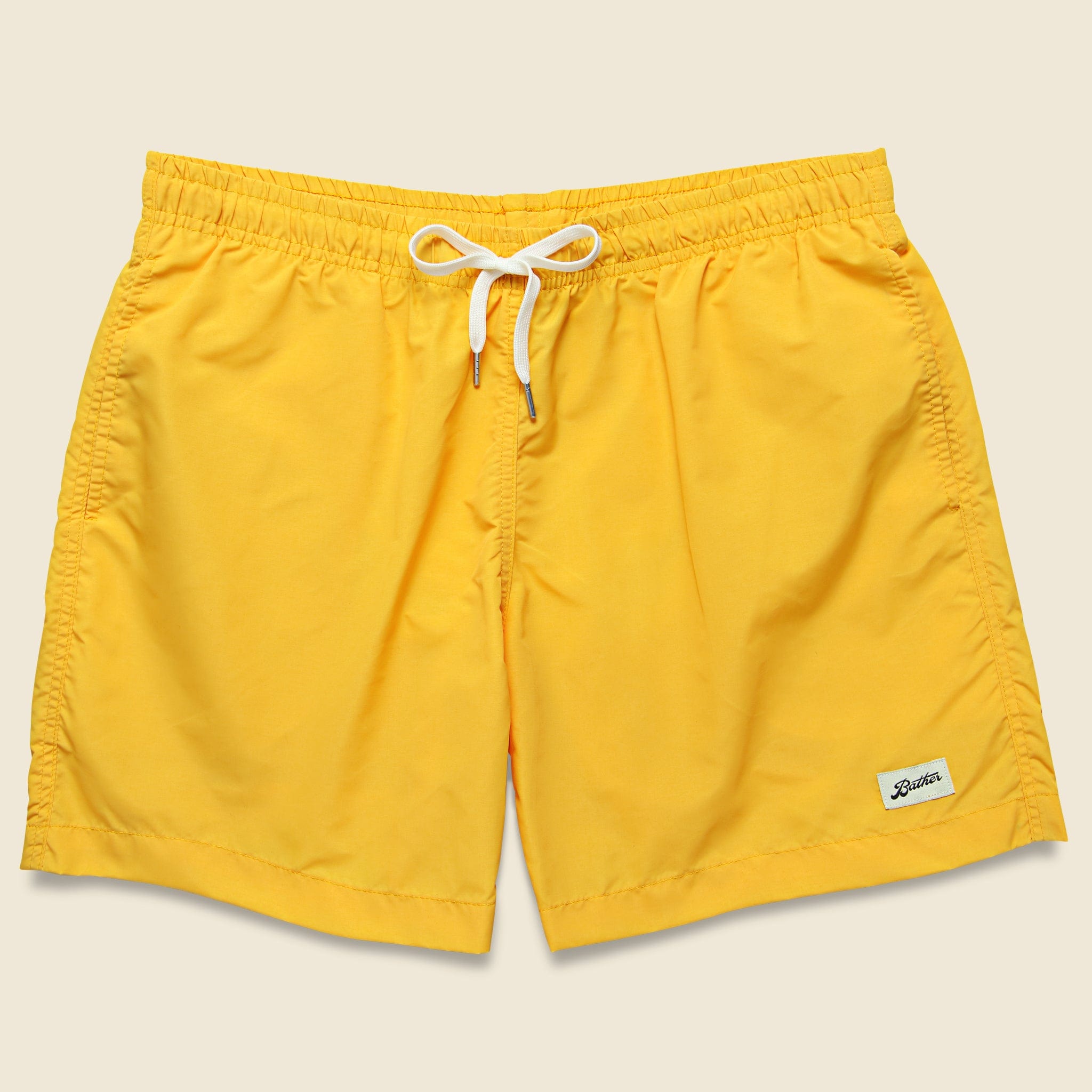 Solid Swim Trunk - Yellow - Bather - STAG Provisions - Shorts - Swim