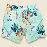 Hawaiian Tiger Swim Trunk - Green - Bather - STAG Provisions - Shorts - Swim