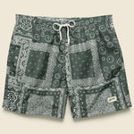 Bandana Swim Trunk - Green - Bather - STAG Provisions - Shorts - Swim