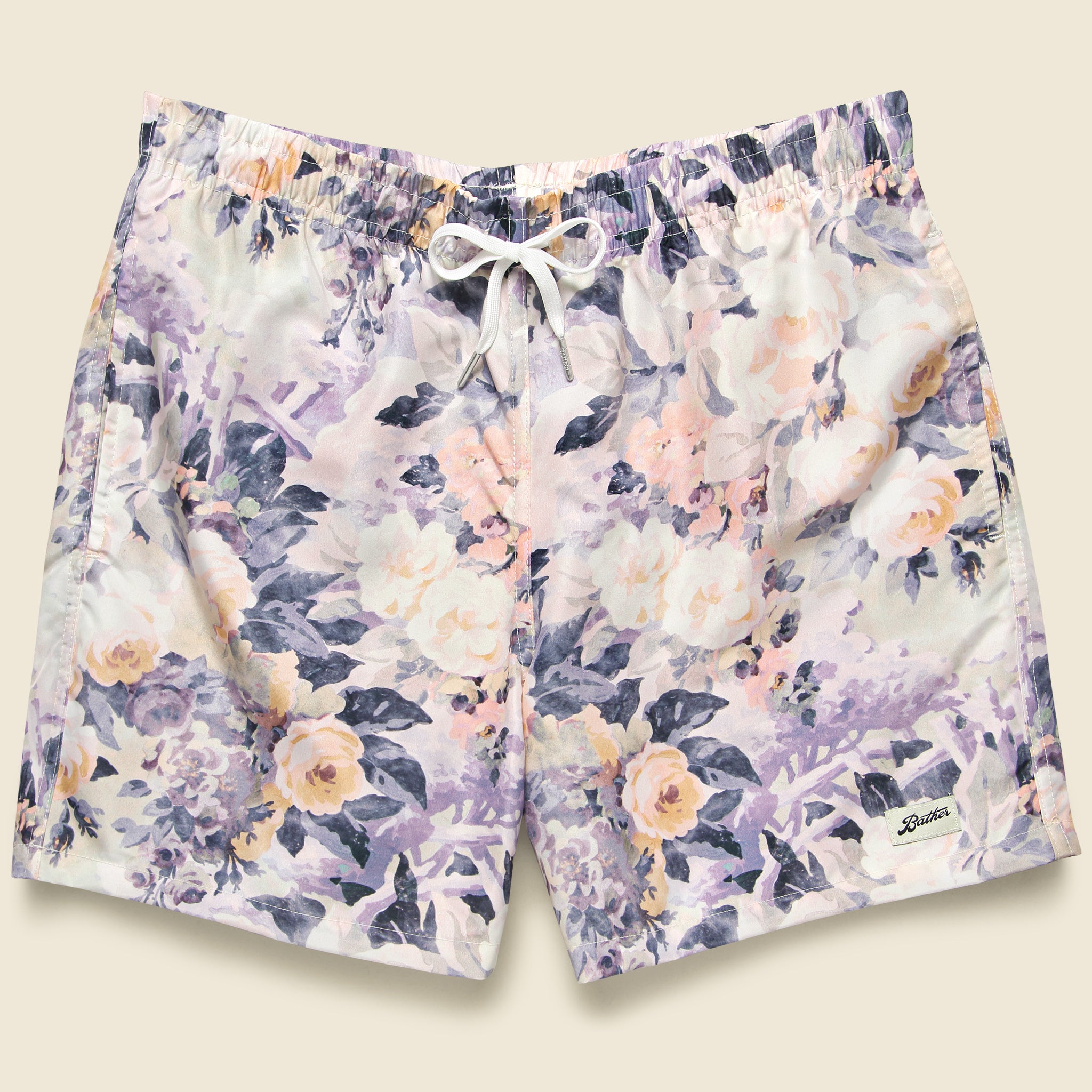 Rose Foliage Swim Trunk - Tuscany Yellow - Bather - STAG Provisions - Shorts - Swim